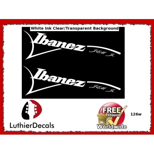 Ibanez Jem Jr. Guitar Decal #126w